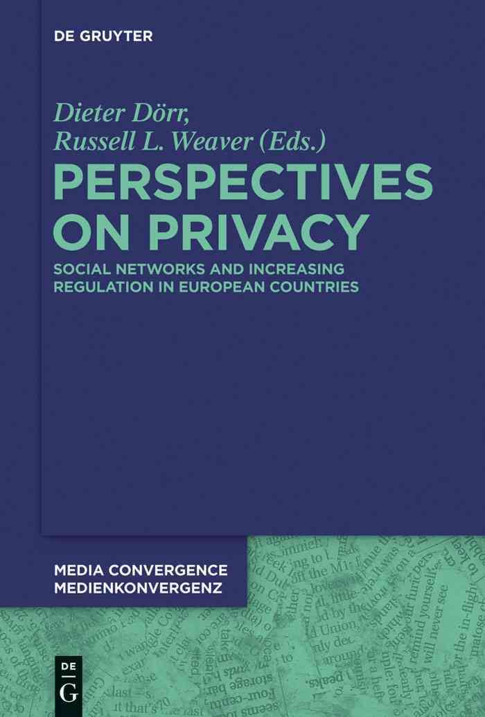 Perspectives on Privacy By Dörr, Dieter 9783110338171 (Hardback)