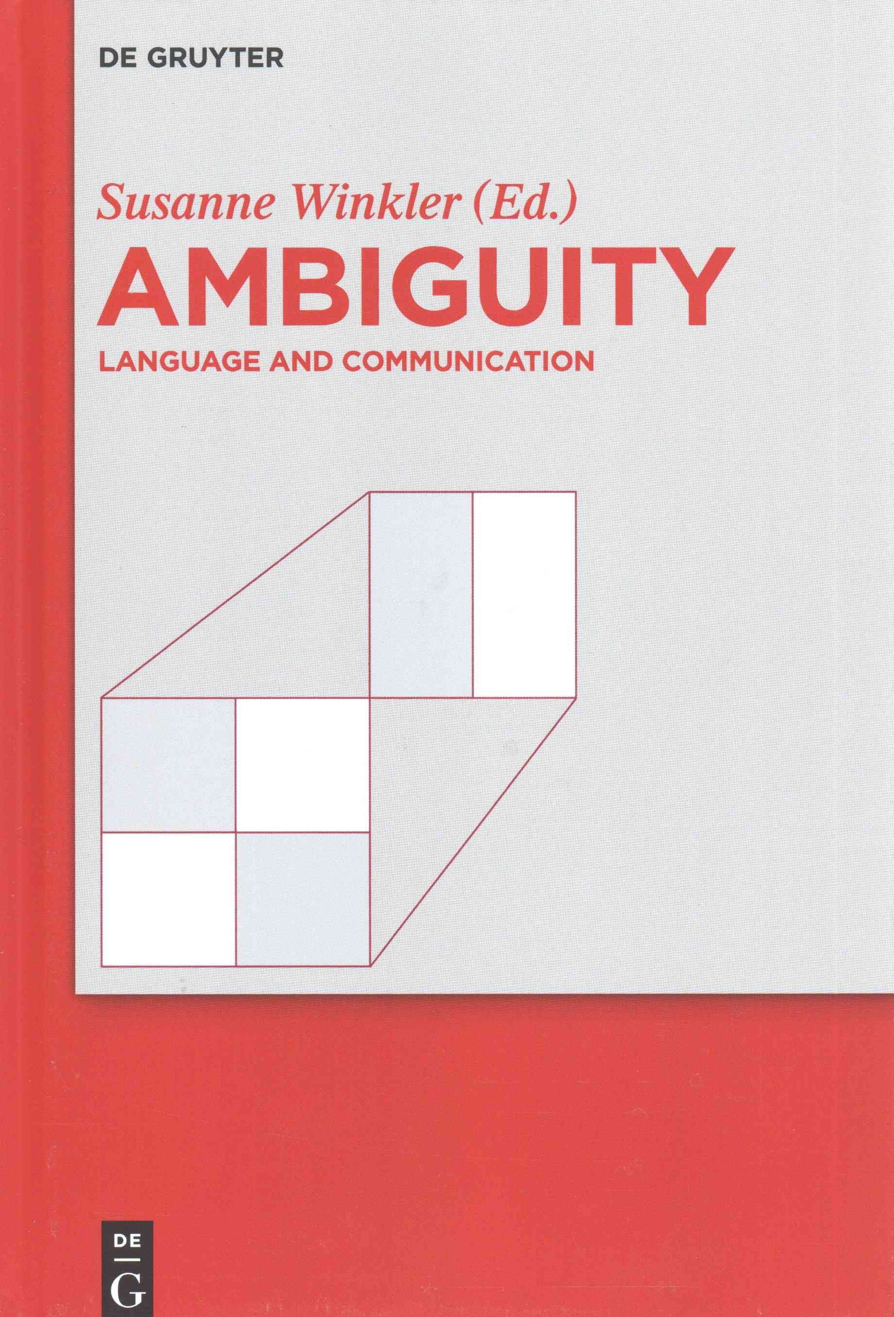 Ambiguity By Winkler, Susanne 9783110403435 (Hardback)