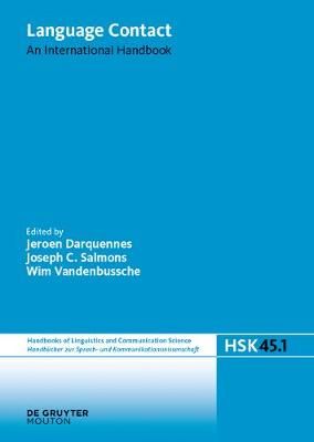 Language Contact Handbücher zur Sprach- und Kommunikationswissenschaft / Handbooks of Linguistics and Communication Science (HSK) Language Contact