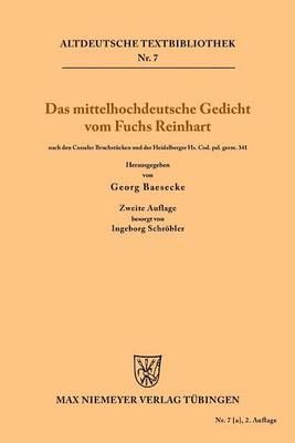 Das mittelhochdeutsche Gedicht vom Fuchs Reinhart By Heinrich