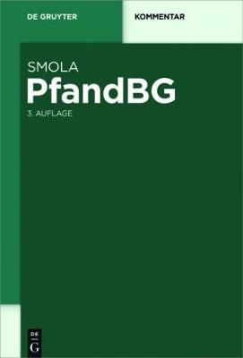 PfandBG By Rainer Smola 9783110486025 (Hardback)
