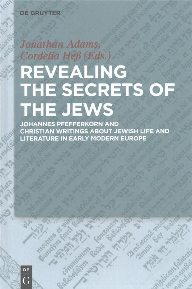Revealing the Secrets of the Jews 9783110522549 (Hardback)