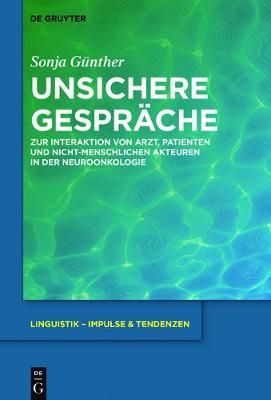 Unsichere Gespräche By Günther, Sonja 9783110533552 (Hardback)