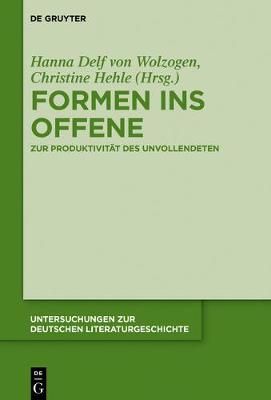 Formen ins Offene By Delf von Wolzogen, Hanna 9783110537703 (Hardback)