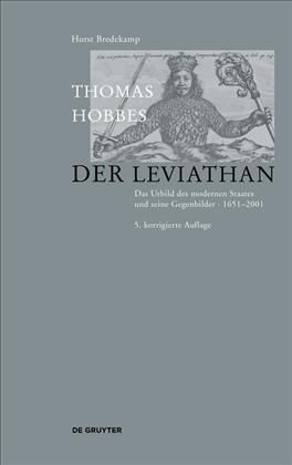 Thomas Hobbes - Der Leviathan By Horst Bredekamp 9783110634525