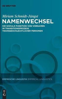Namenwechsel By Schmidt-Jüngst Fachinformationsdienst L 9783110689259