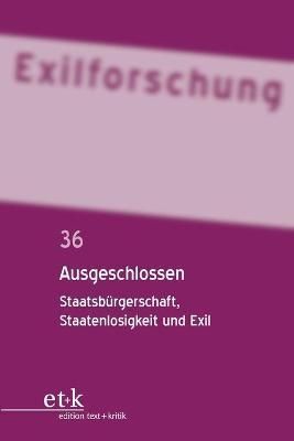 Ausgeschlossen By Doerte Bischoff 9783110779998 (Paperback)