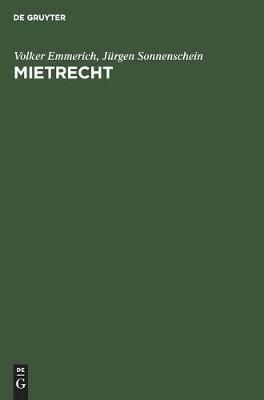 Mietrecht By Emmerich, Volker 9783112304716 (Hardback)