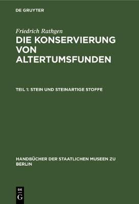 Stein und Steinartige Stoffe By No Contributor 9783112339015