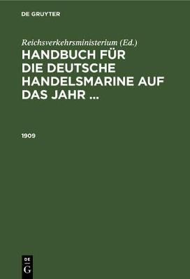 1909 By No Contributor 9783112346754 (Hardback)