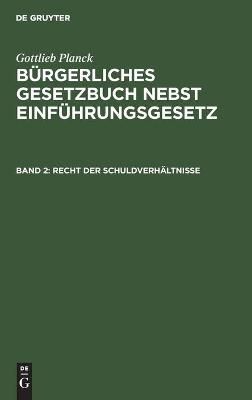 Recht der Schuldverhältnisse By No Contributor 9783112364833
