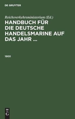 1900 By No Contributor 9783112382530 (Hardback)