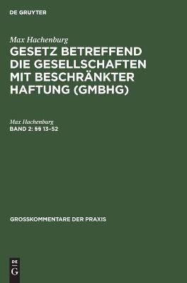 §§ 13-52 By No Contributor 9783112417591 (Hardback)