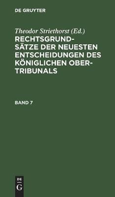 Rechtsgrundsätze der neuesten Entscheidungen des Königlichen Ober-Tribunals