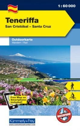 KuF Outdoorkarte Teneriffa 1 : 60 000 9783259007334 (Paperback)