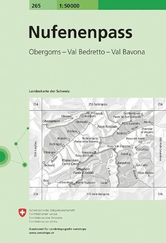 Nufenenpass 9783302002651 (Sheet map, folded)