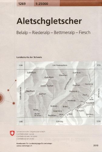 Aletschgletsch 9783302012698 (Sheet map)