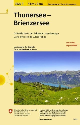 Thunersee - Brienzersee 9783302333229 (Sheet map, folded)