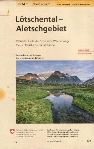 Lotschental - Aletschgebiet 9783302333243 (Sheet map, folded)