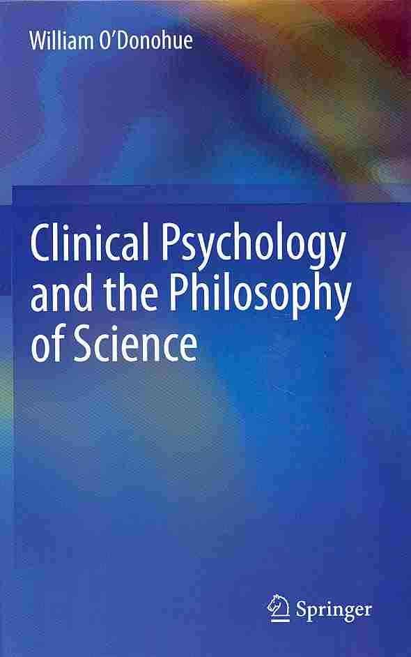 Clinical Psychology and the Philosophy of Science 9783319001845