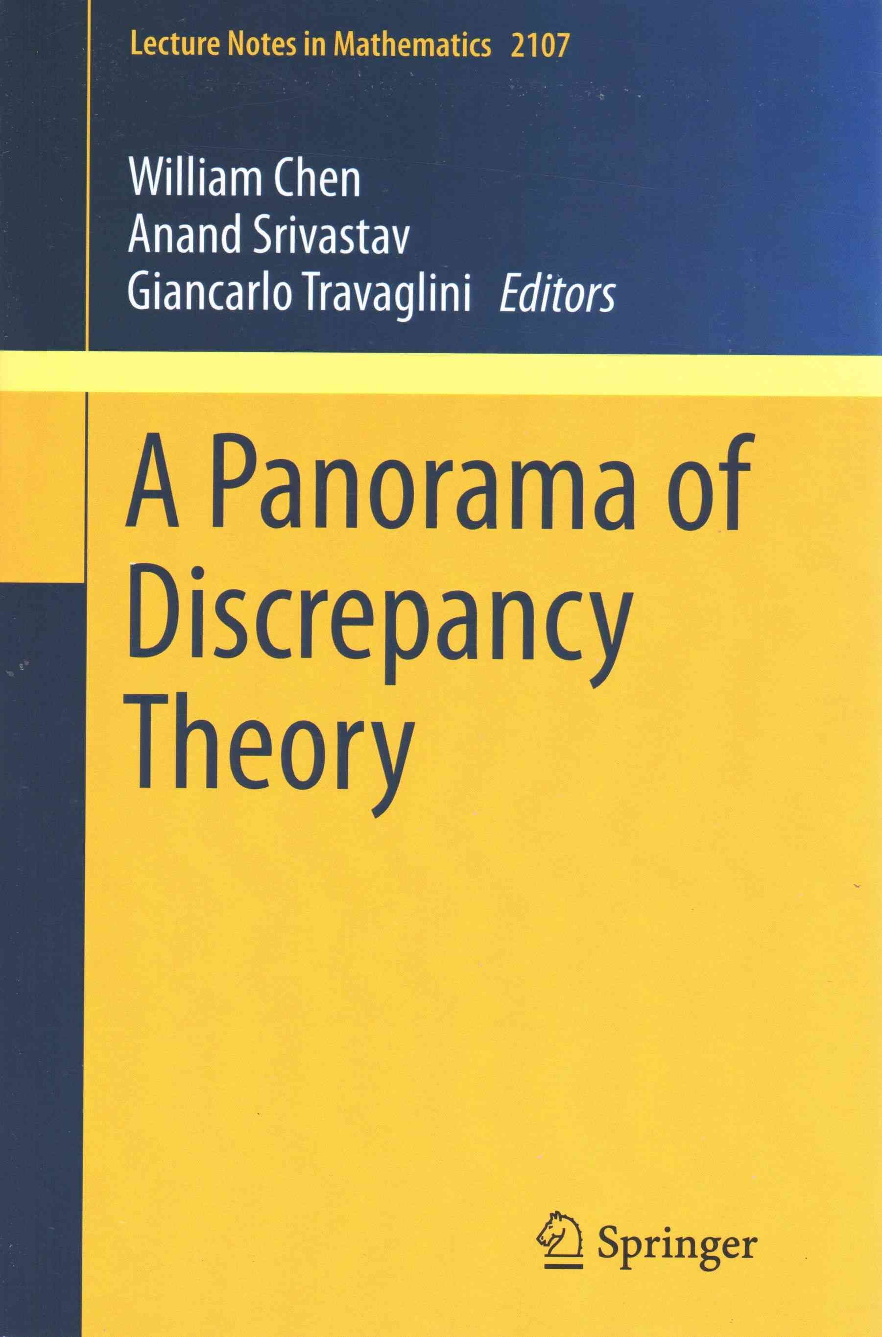 A Panorama of Discrepancy Theory 9783319046952 (Paperback)