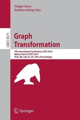 Graph Transformation 9783319091075 (Paperback)