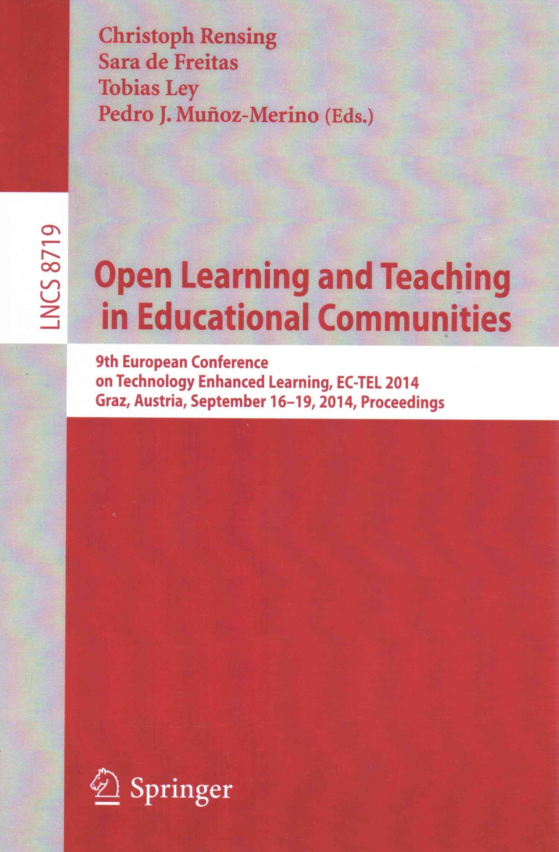 Open Learning and Teaching in Educational Communities 9783319111995