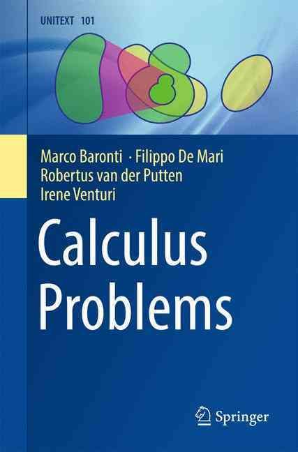 Calculus Problems. La Matematica Per Il 3+2 9783319154275 (Paperback)