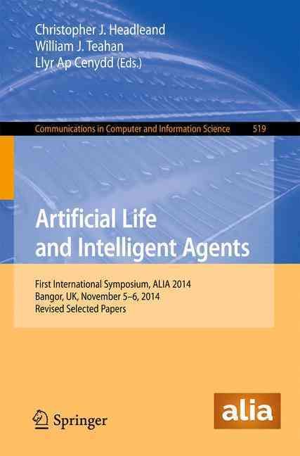 Artificial Life and Intelligent Agents 9783319180830 (Paperback)