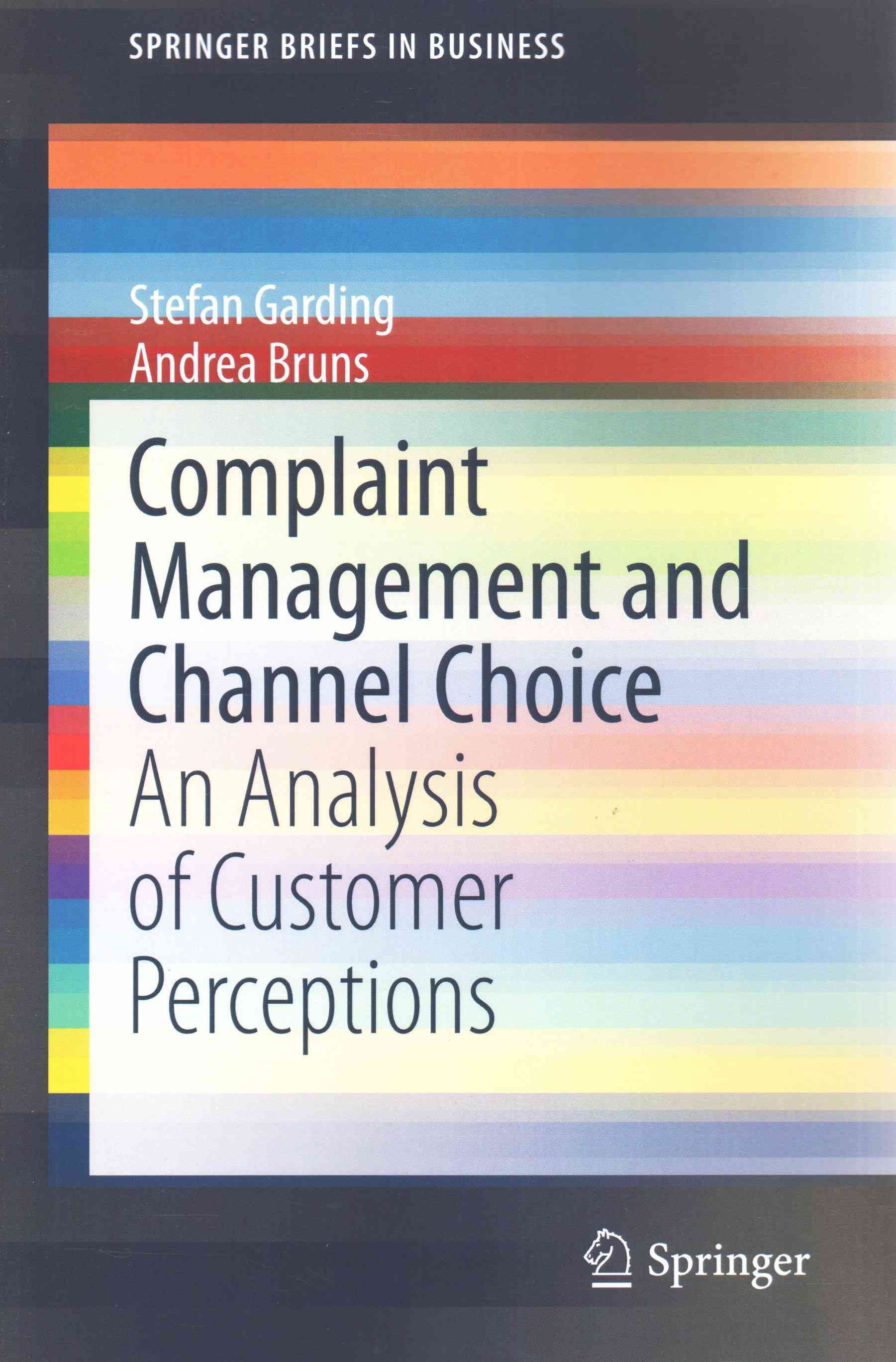 Complaint Management and Channel Choice 9783319181783 (Paperback)
