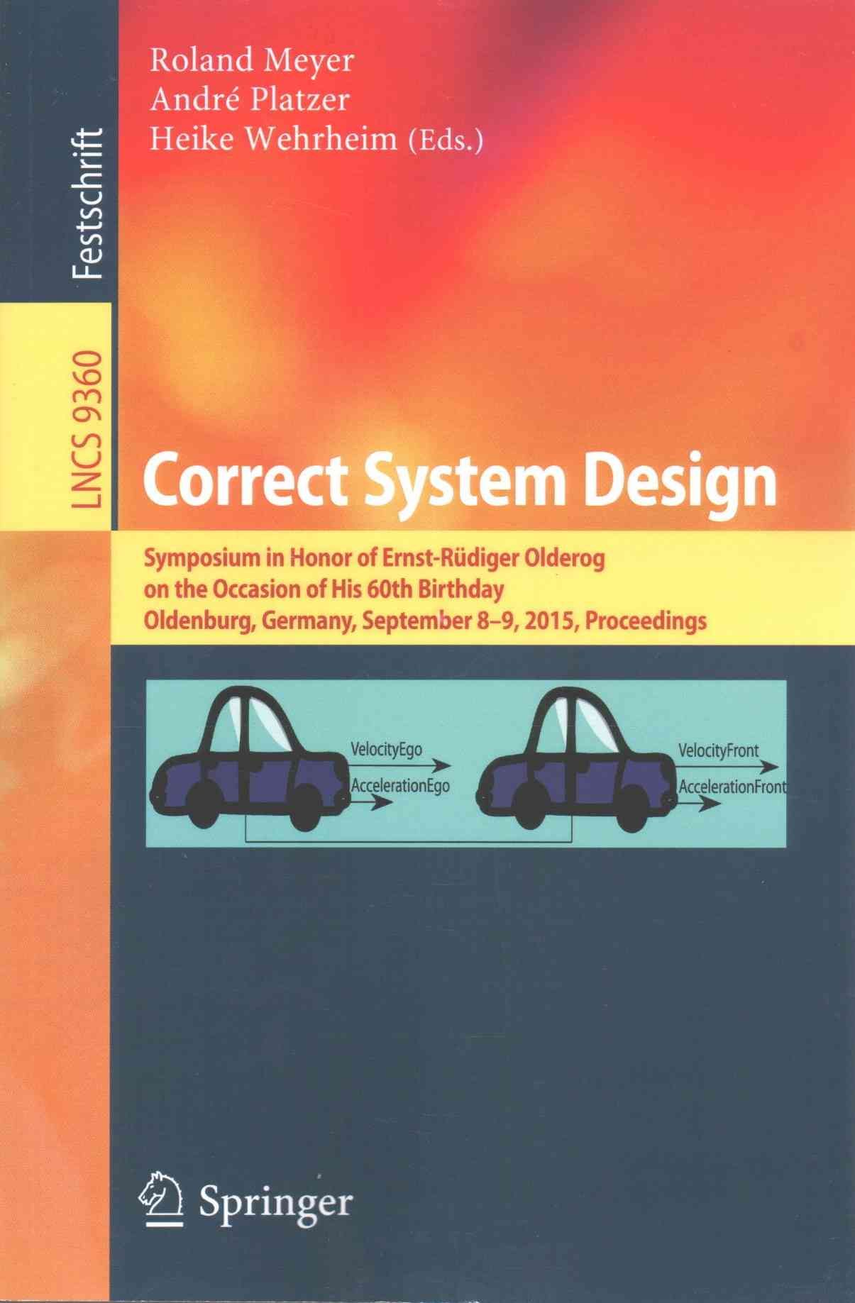 Correct System Design 9783319235059 (Paperback)