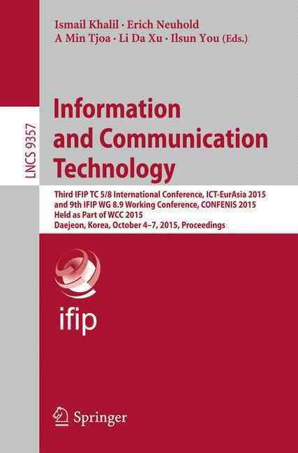 Information and Communication Technology 9783319243146 (Paperback)