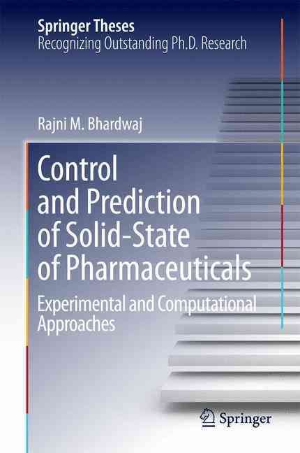 Control and Prediction of Solid-State of Pharmaceuticals 9783319275543