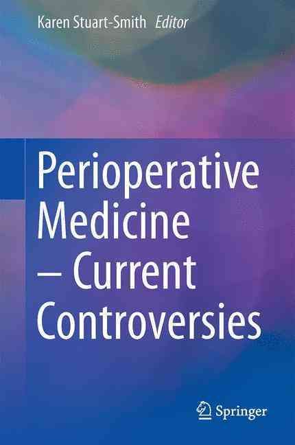 Perioperative Medicine By Karen Stuart-Smith (editor) 9783319288192