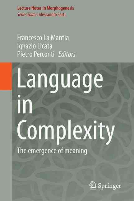 Language in Complexity 9783319294810 (Hardback)