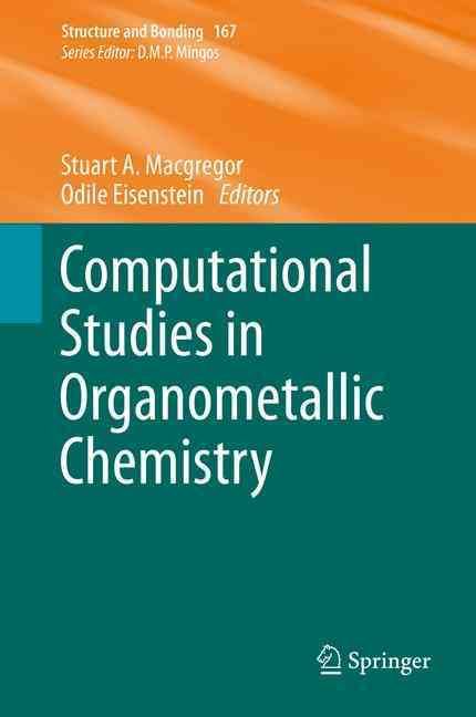 Computational Studies in Organometallic Chemistry 9783319316369
