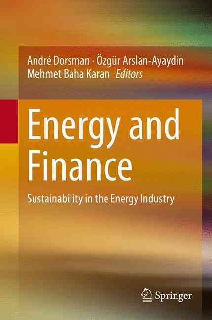 Energy and Finance 9783319322667 (Hardback)
