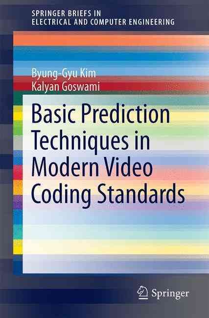 Basic Prediction Techniques in Modern Video Coding Standards