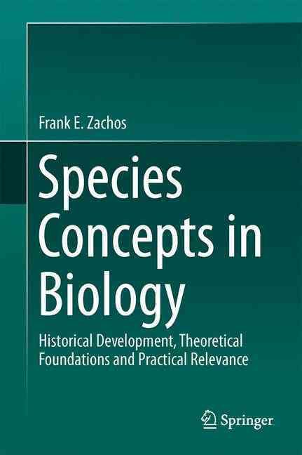 Species Concepts in Biology : Historical Development, Theoretical Foundations and Practical Relevance