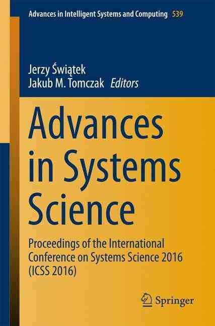 Advances in Systems Science 9783319489438 (Paperback)
