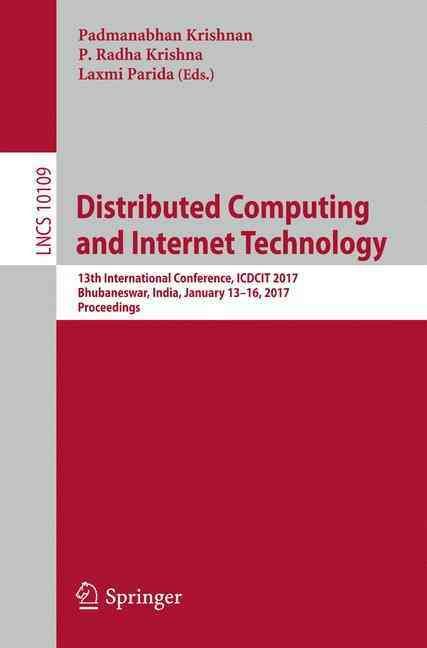 Distributed Computing and Internet Technology 9783319504711