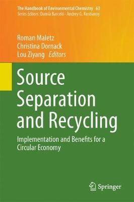 Source Separation and Recycling 9783319690711 (Hardback)