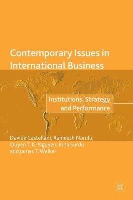 Contemporary Issues in International Business 9783319702193 (Hardback)
