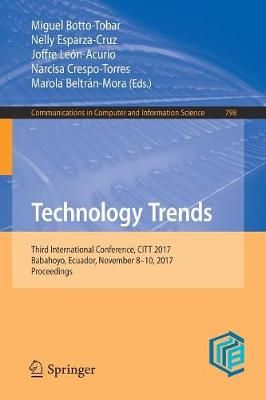 Technology Trends 9783319727264 (Paperback)