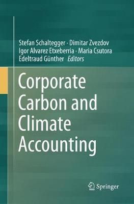 Corporate Carbon and Climate Accounting By Schaltegger, Stefan