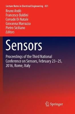 Sensors 9783319855608 (Paperback)