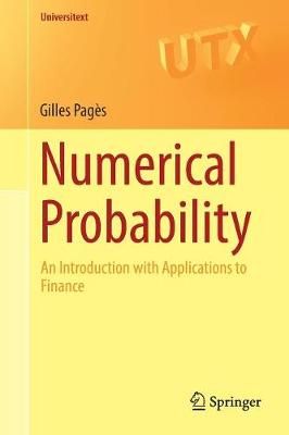 Numerical Probability By Gilles Pagès 9783319902746 (Paperback)