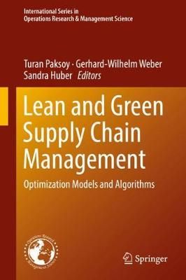 Lean and Green Supply Chain Management 9783319975108 (Hardback)