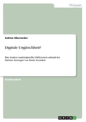 Digitale Ungleichheit? By Oberneder 9783346634948 (Paperback)