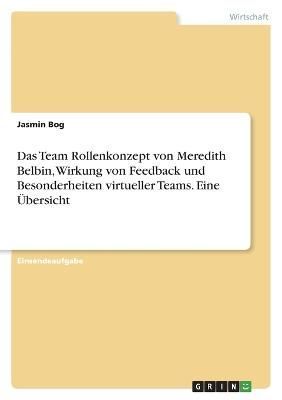 Team Rollenkonzept von Meredith Belbin, Wirkung von Feedback und Besonderheiten virtueller Teams. Eine Übersicht
